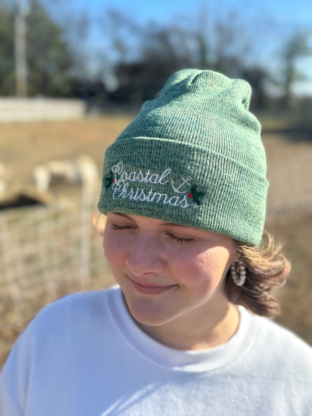 Coastal Christmas Beanie