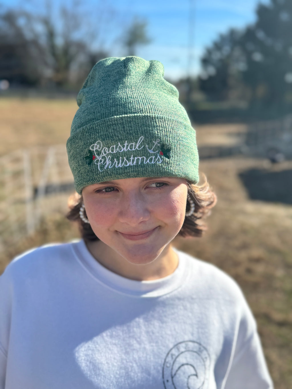 Coastal Christmas Beanie